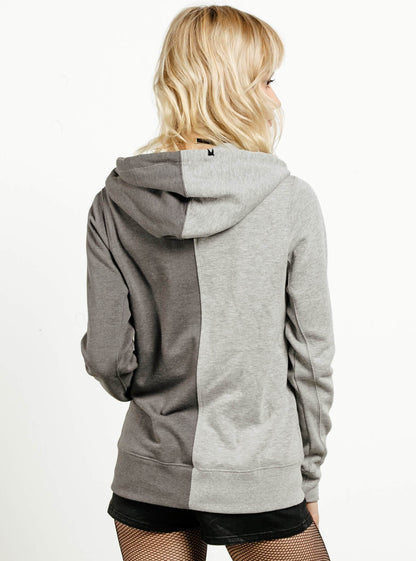 Slippin' Up Hoodie - Heather Grey