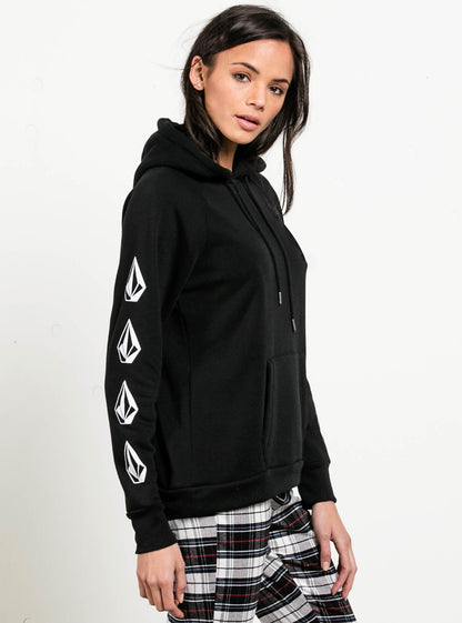 GMJ Pullover Fleece Hoodie - Black