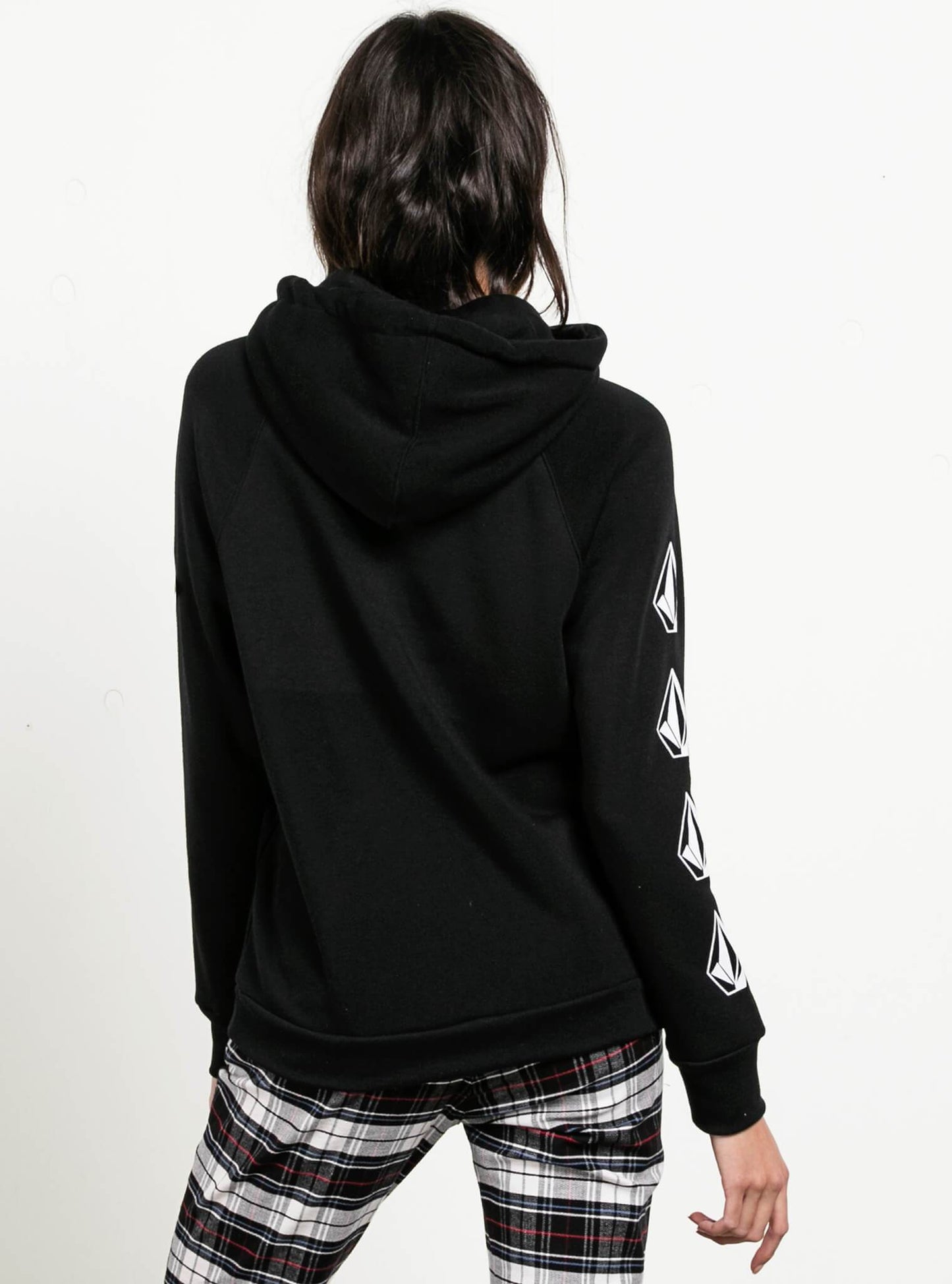 GMJ Pullover Fleece Hoodie - Black