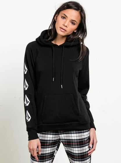 GMJ Pullover Fleece Hoodie - Black