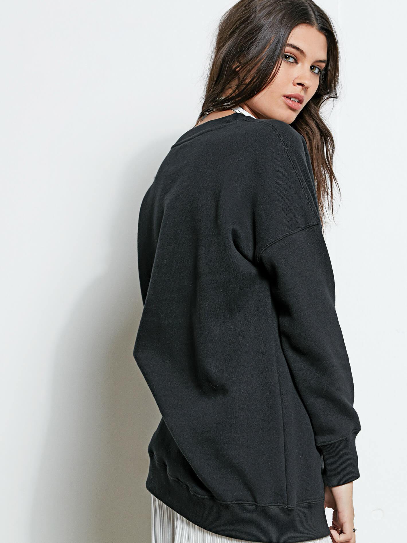 Me Too Crew Sweatshirt - Black