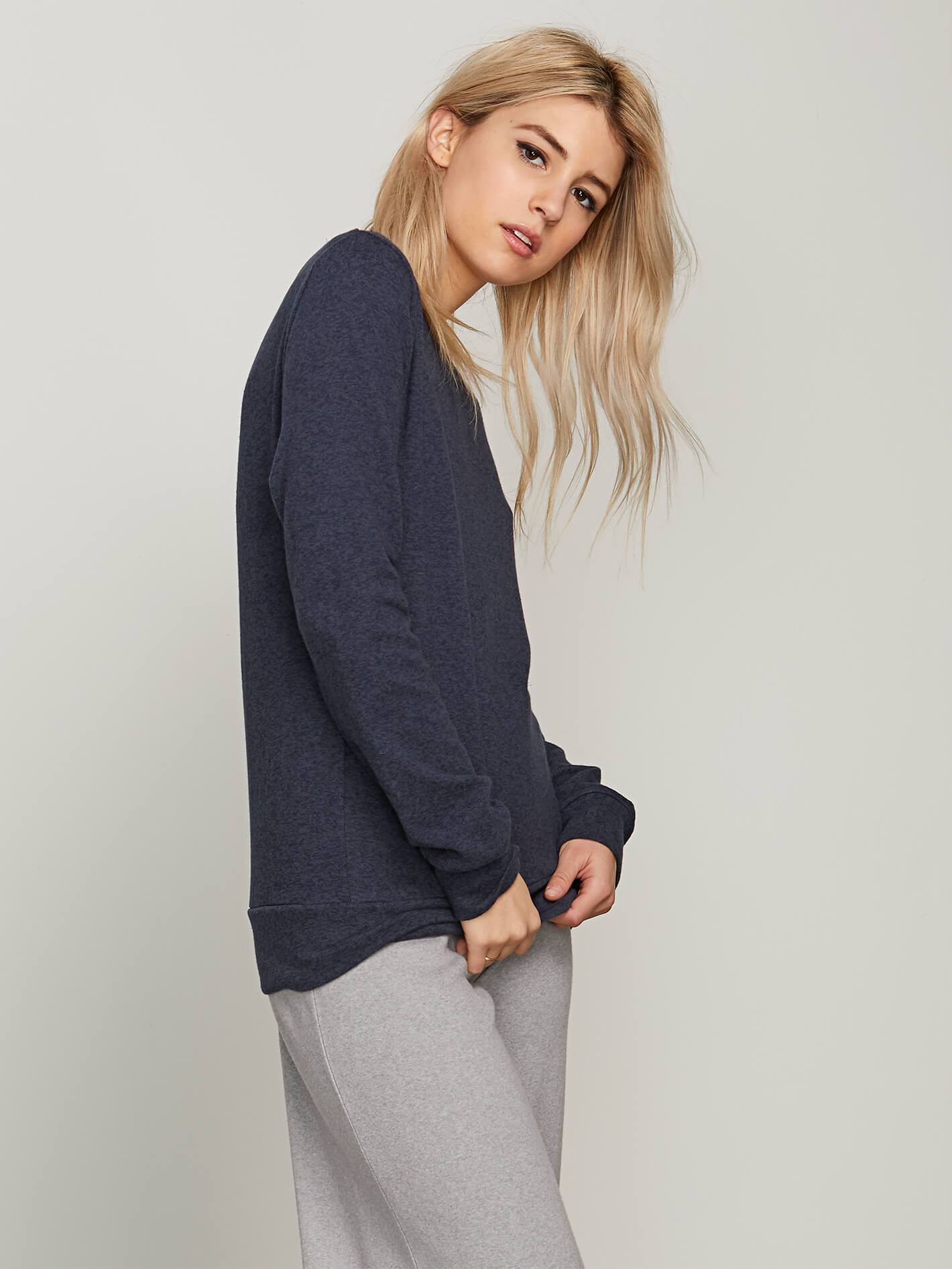 Lil Crew Sweatshirt - Sea Navy
