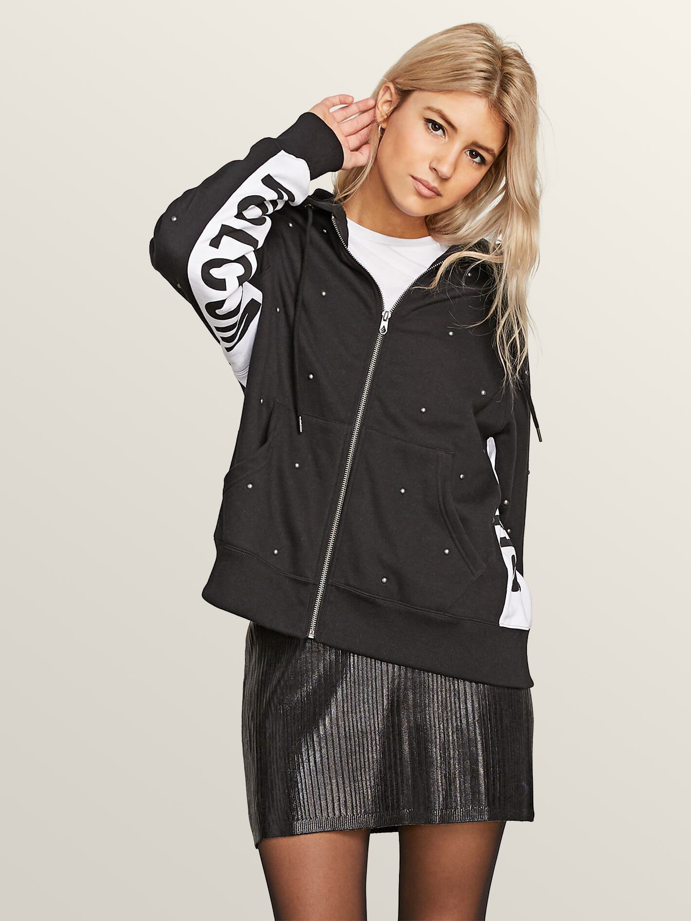 Freakin Stud Hoodie - Black