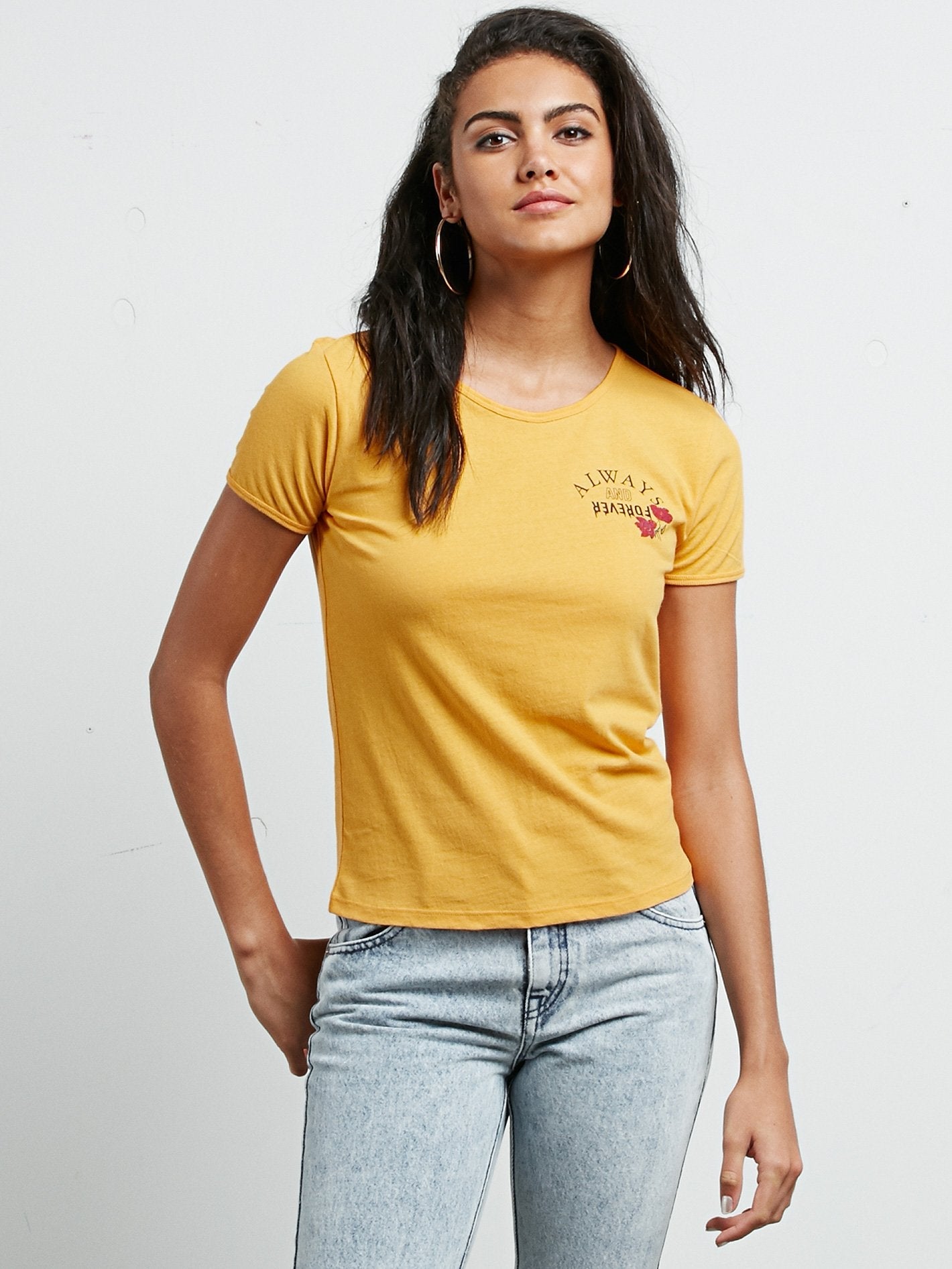 Don Even Trip Tee - Citrus Gold