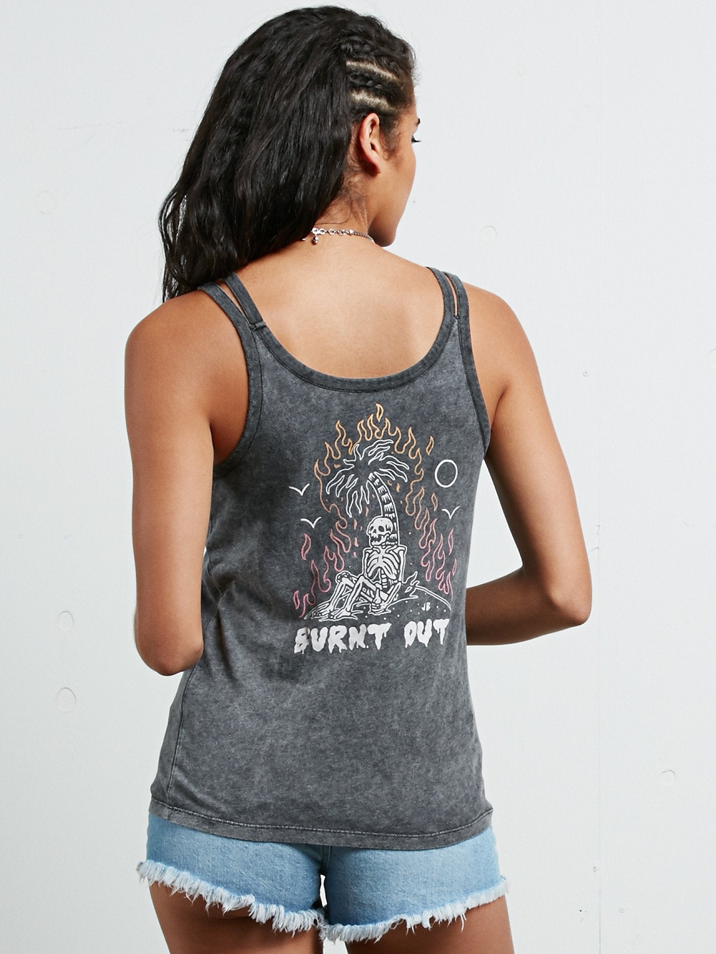 Above All Split Tank - Black
