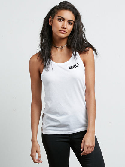 Above All Split Tank - White