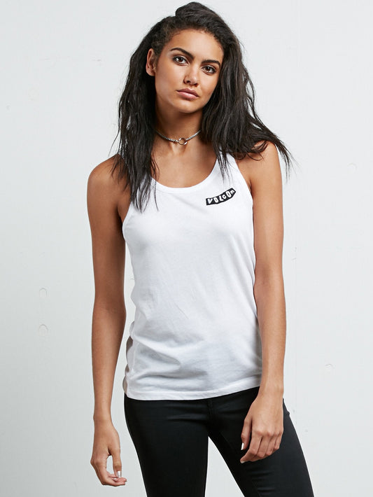 Above All Split Tank - White