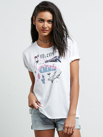Ride The Stone Tee - White