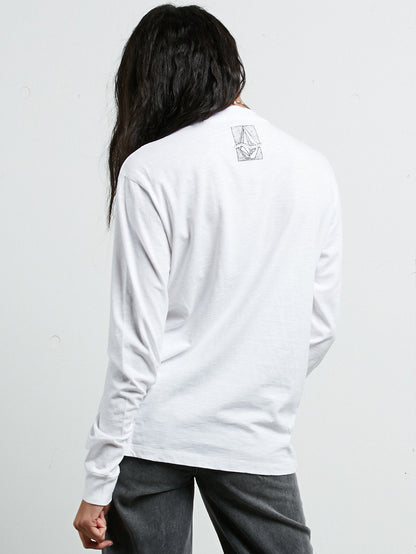 What A Trip Long Sleeve Tee - White