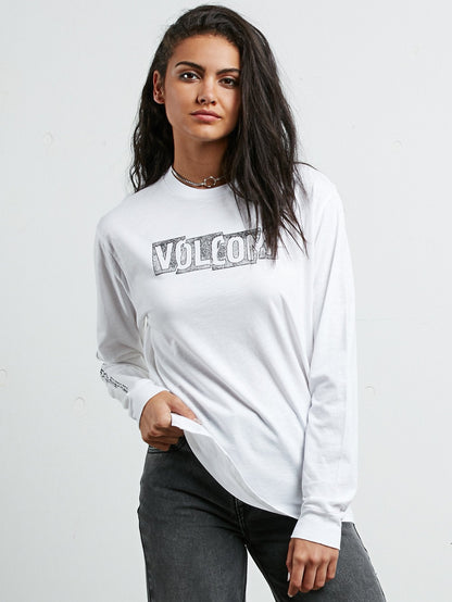 What A Trip Long Sleeve Tee - White