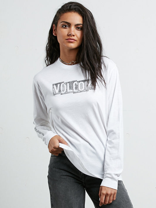 What A Trip Long Sleeve Tee - White