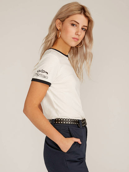 Ozzy Ringer Tee - White