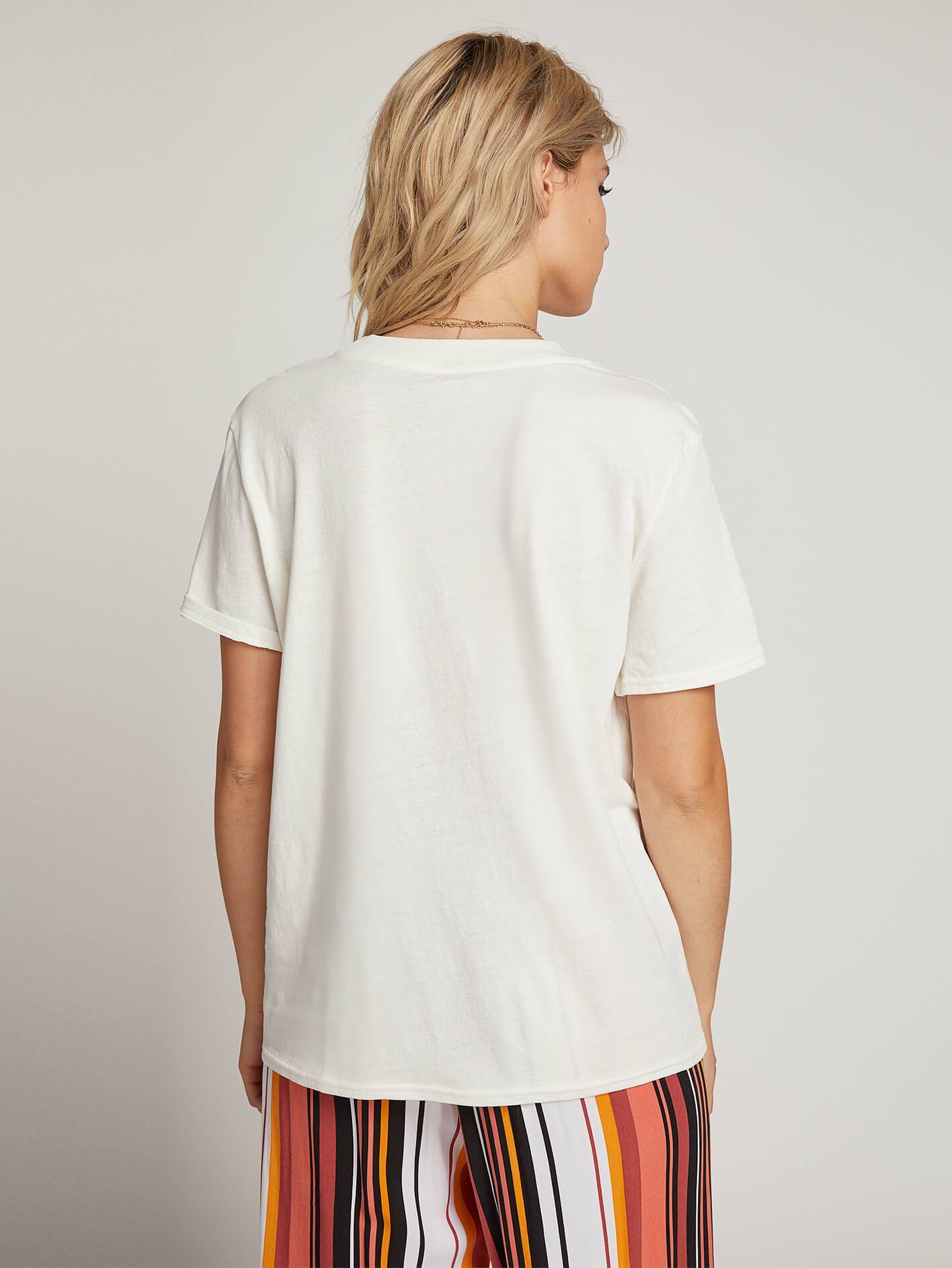 OZZIE RAINBOW T-SHIRT - WHITE