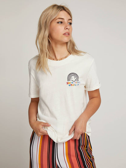 OZZIE RAINBOW T-SHIRT - WHITE