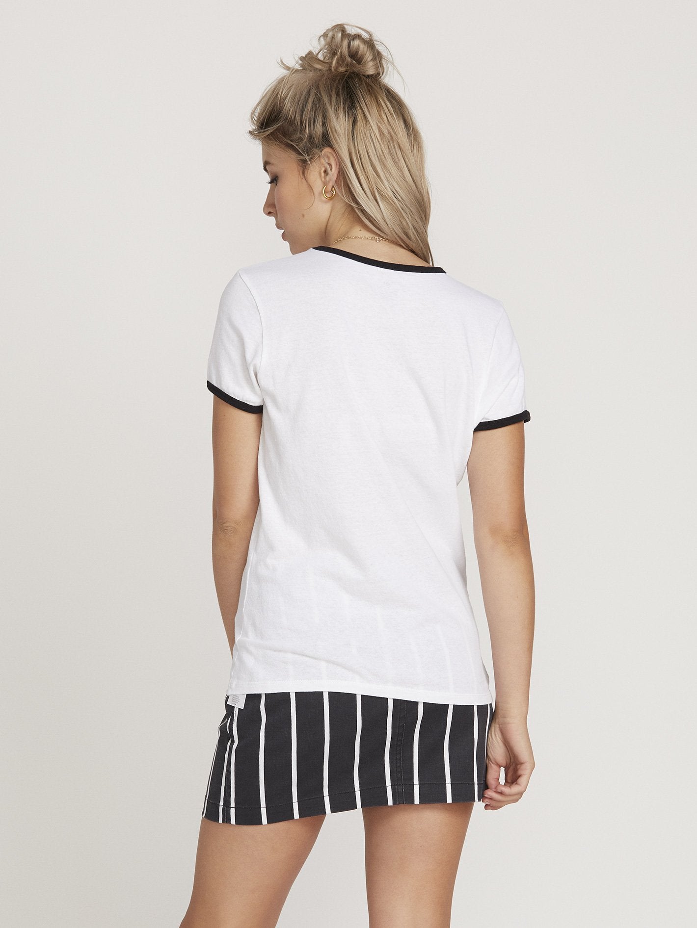 Keep Goin Ringer T-shirt  - White