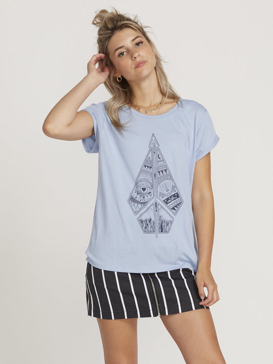 Radical Daze T-shirt  - Misty Blue