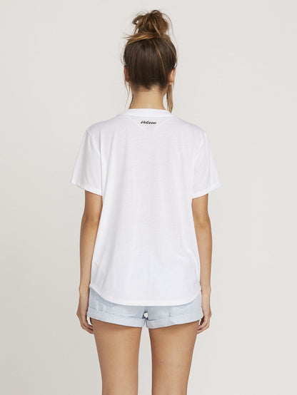 Volneck T-shirt  - White