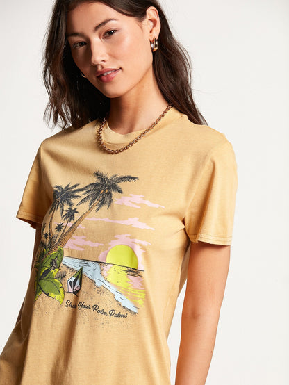 Lock It Up Tee - Dust Gold