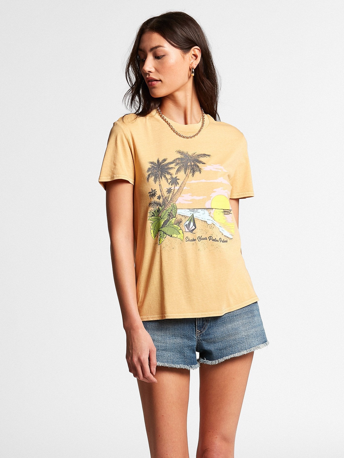 Lock It Up Tee - Dust Gold