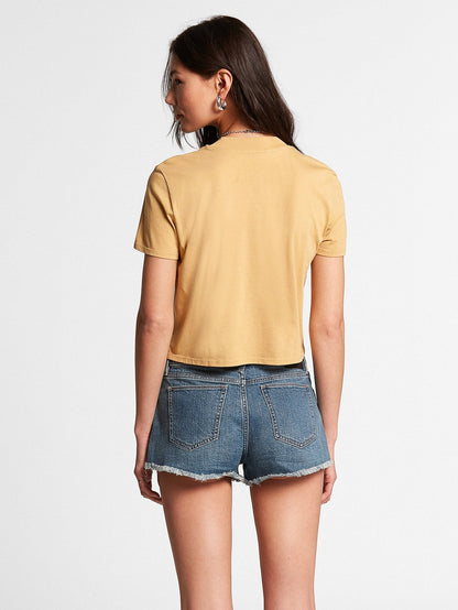 Pocket Dial Tee - Dust Gold