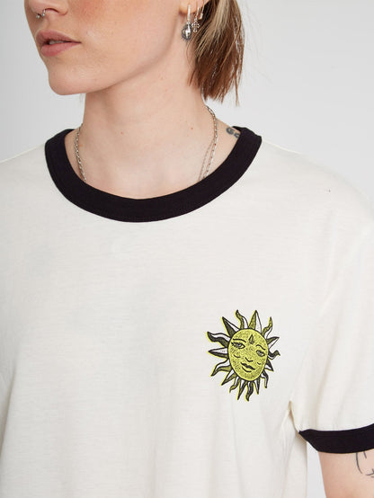 Ozzy Ringer T-shirt - Star White