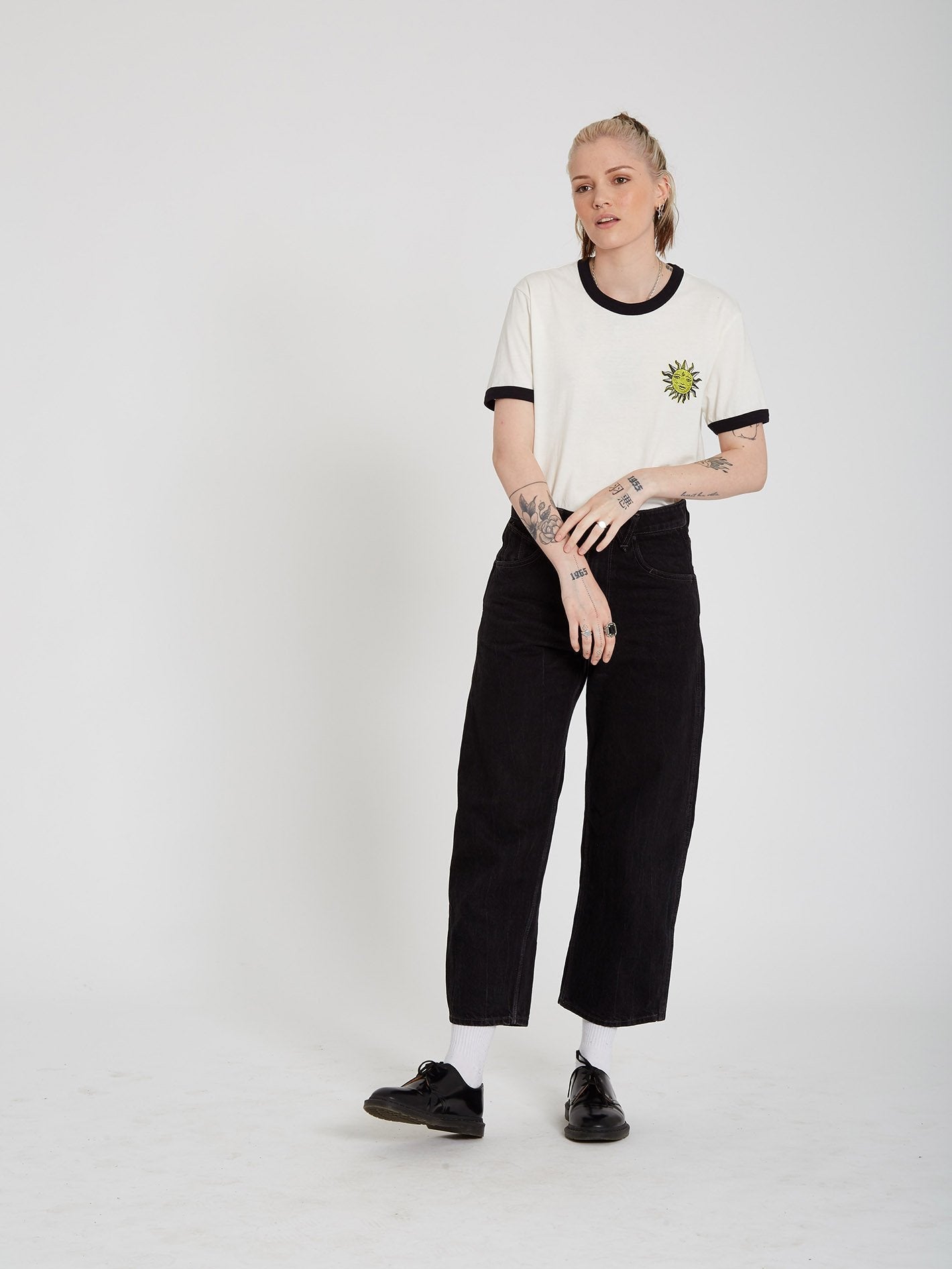 Ozzy Ringer T-shirt - Star White