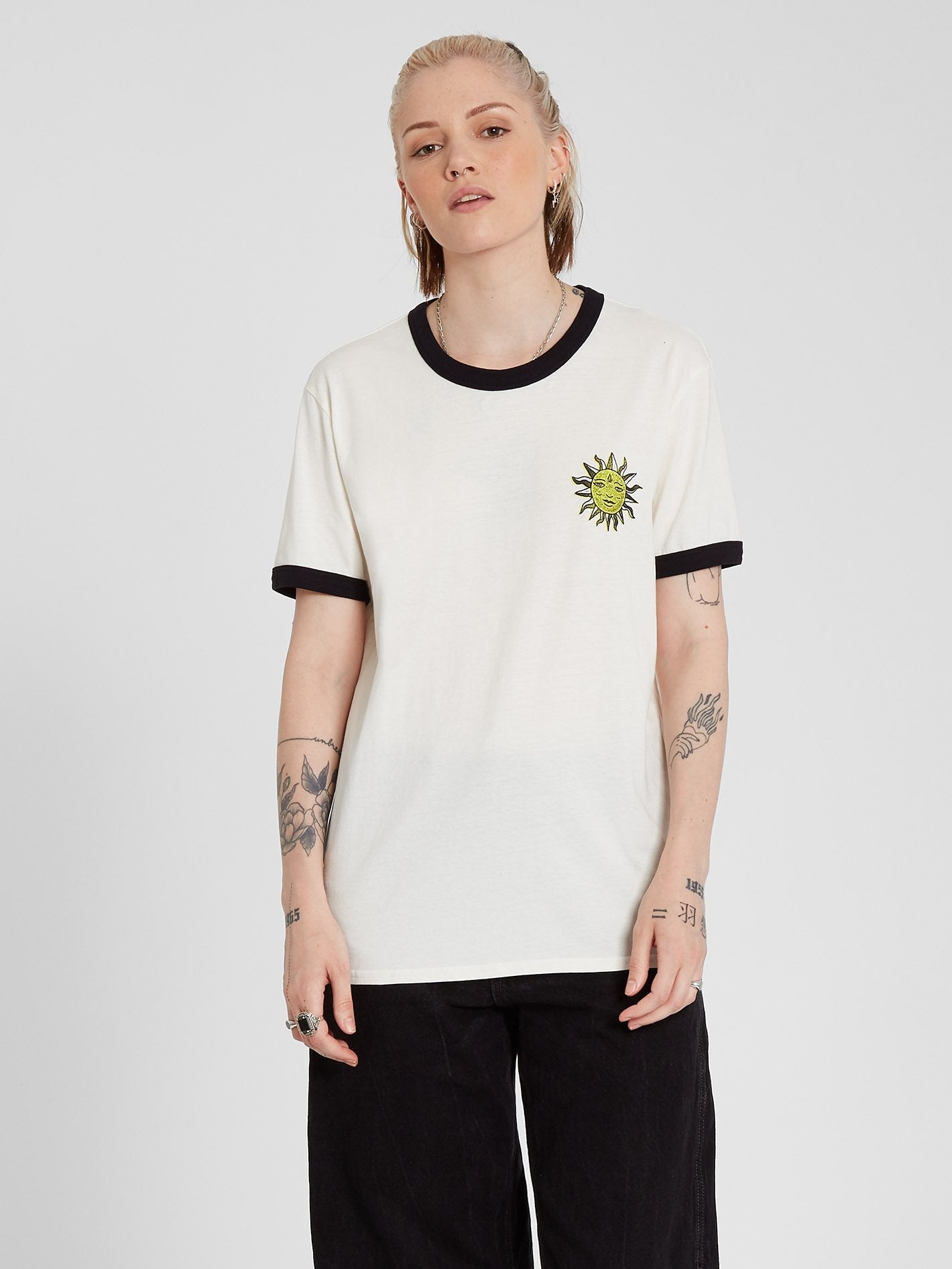 Ozzy Ringer T-shirt - Star White