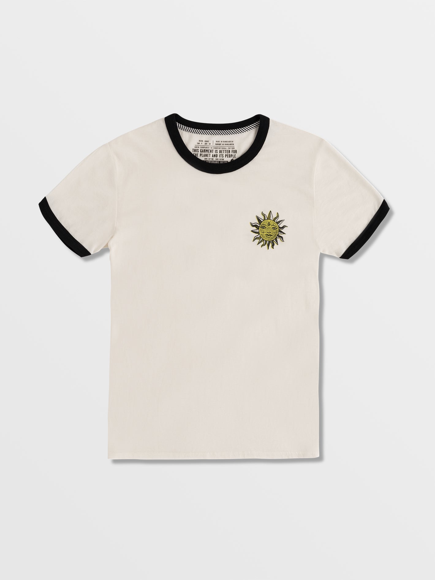 Ozzy Ringer T-shirt - Star White