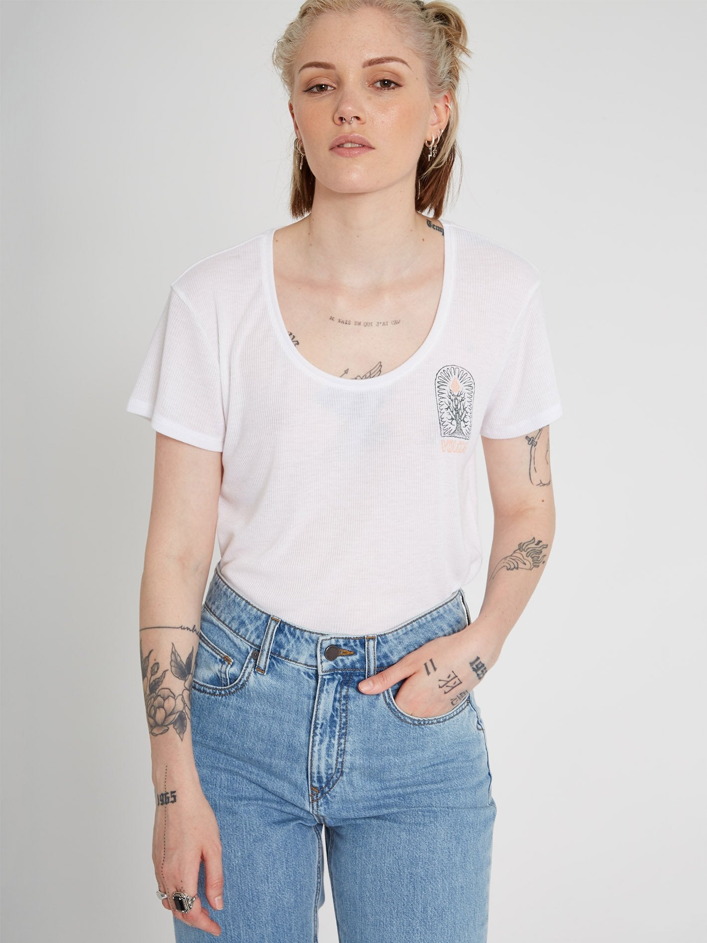 Ribit Up T-shirt - White