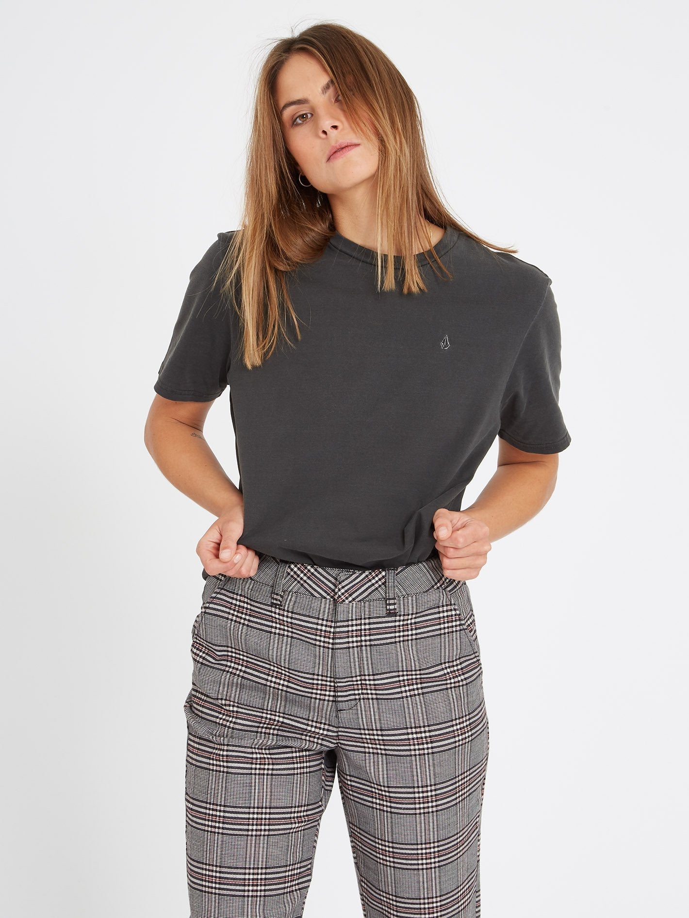 Solid Stone T-shirt - BLACK