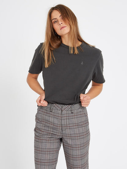 Solid Stone T-shirt - BLACK