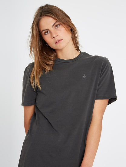 Solid Stone T-shirt - BLACK