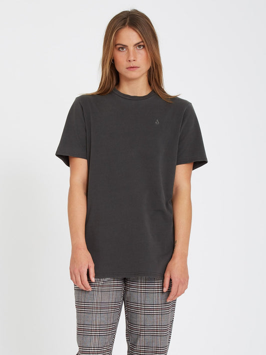 Solid Stone T-shirt - BLACK