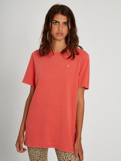 Solid Stone T-shirt - Rosewood