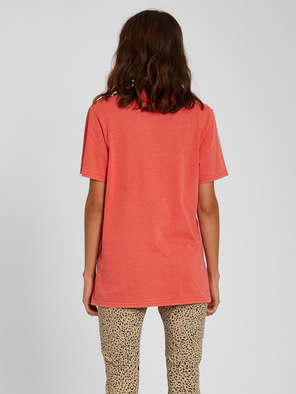 Solid Stone T-shirt - Rosewood