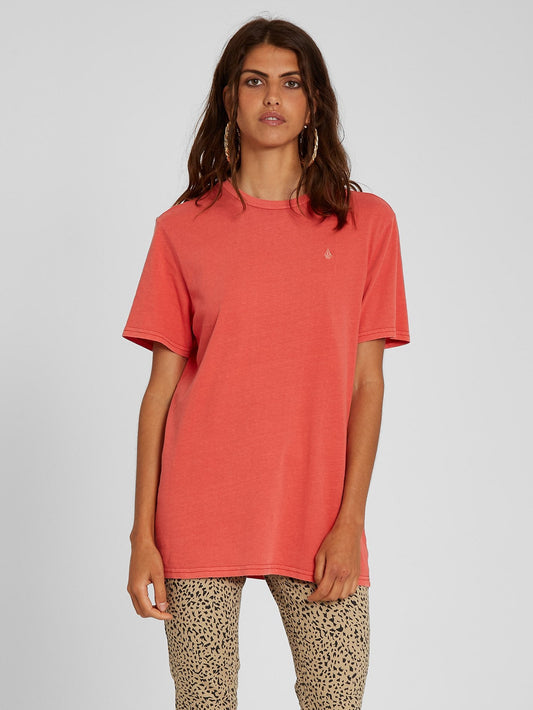 Solid Stone T-shirt - Rosewood