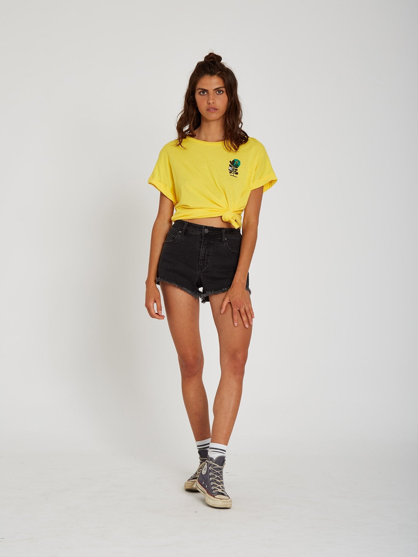 Frontye T-shirt - Acid Lemon
