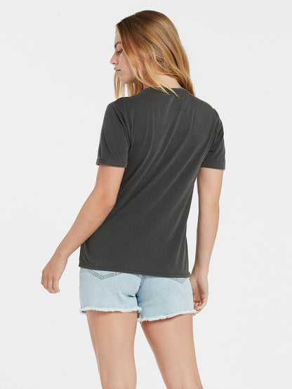 Truly Ringer T-shirt - BLACK