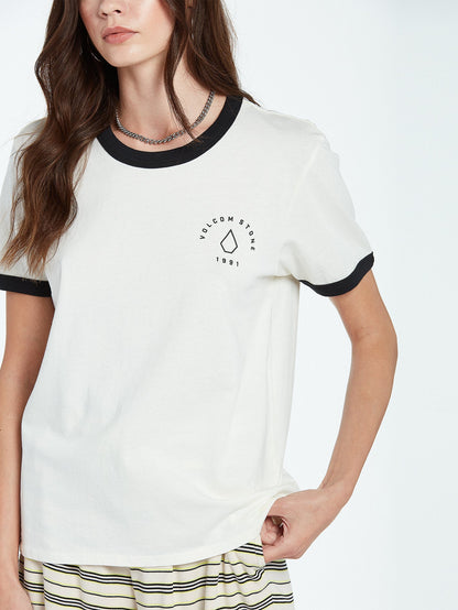 Truly Ringer T-shirt - STAR WHITE