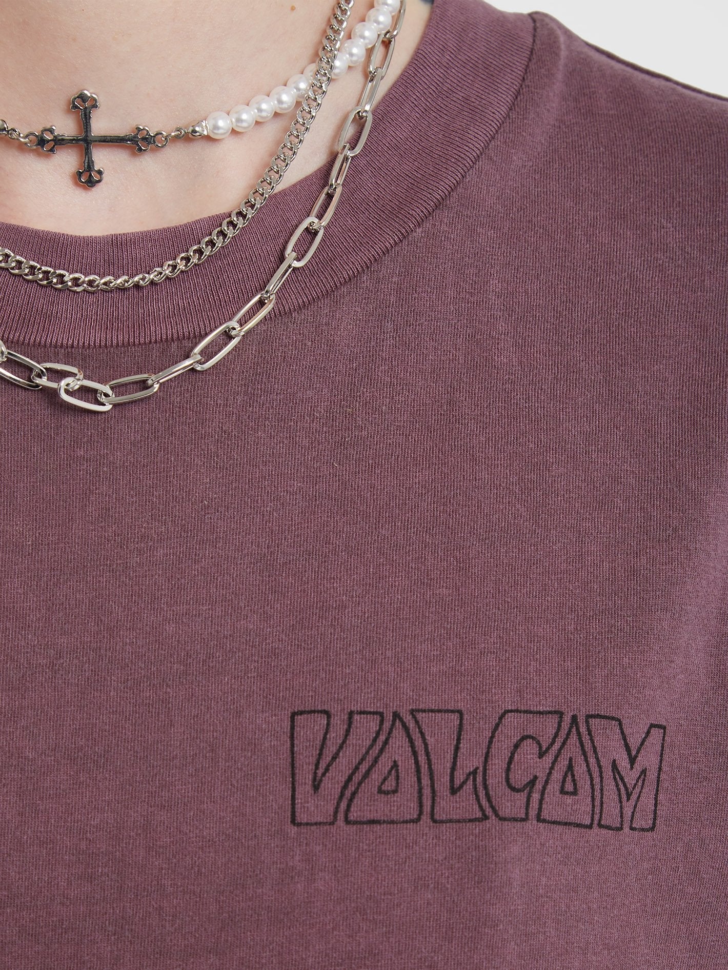 Volchedelic T-shirt - EGGPLANT