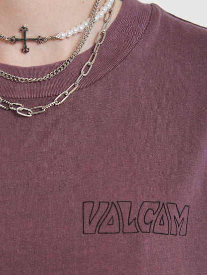 Volchedelic T-shirt - EGGPLANT