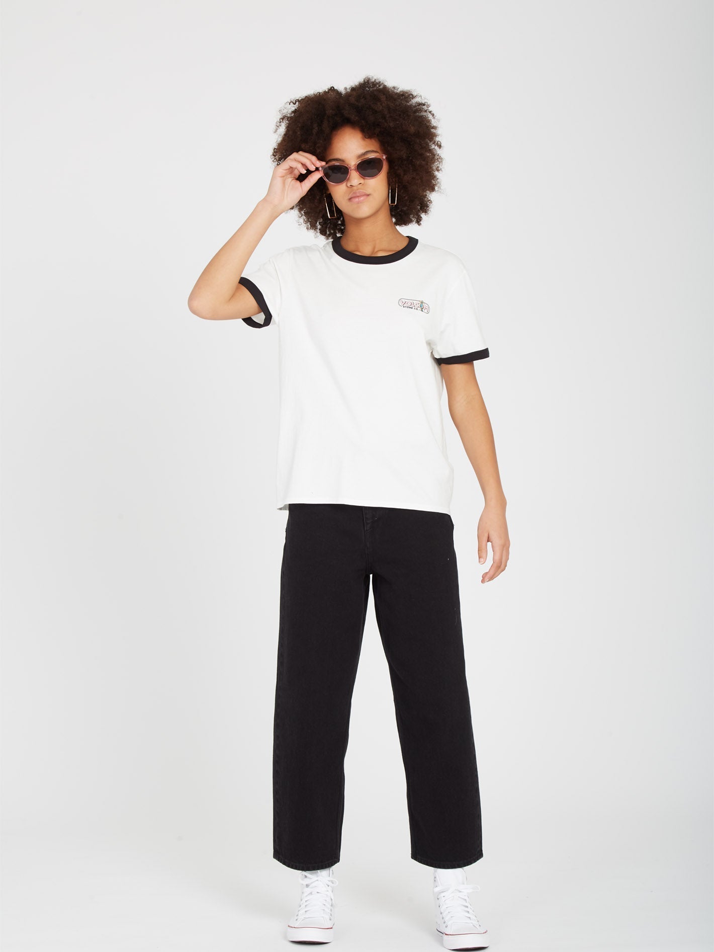 Truly Ringer T-shirt - STAR WHITE