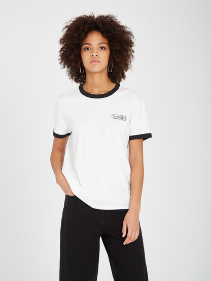 Truly Ringer T-shirt - STAR WHITE