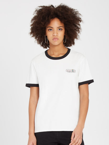 Truly Ringer T-shirt - STAR WHITE