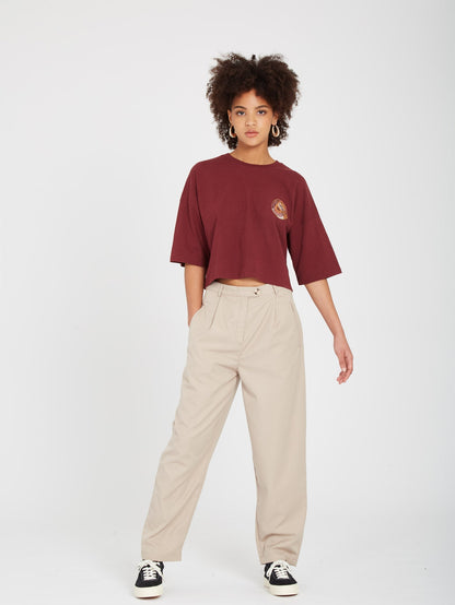 Drumstone T-shirt - BURGUNDY