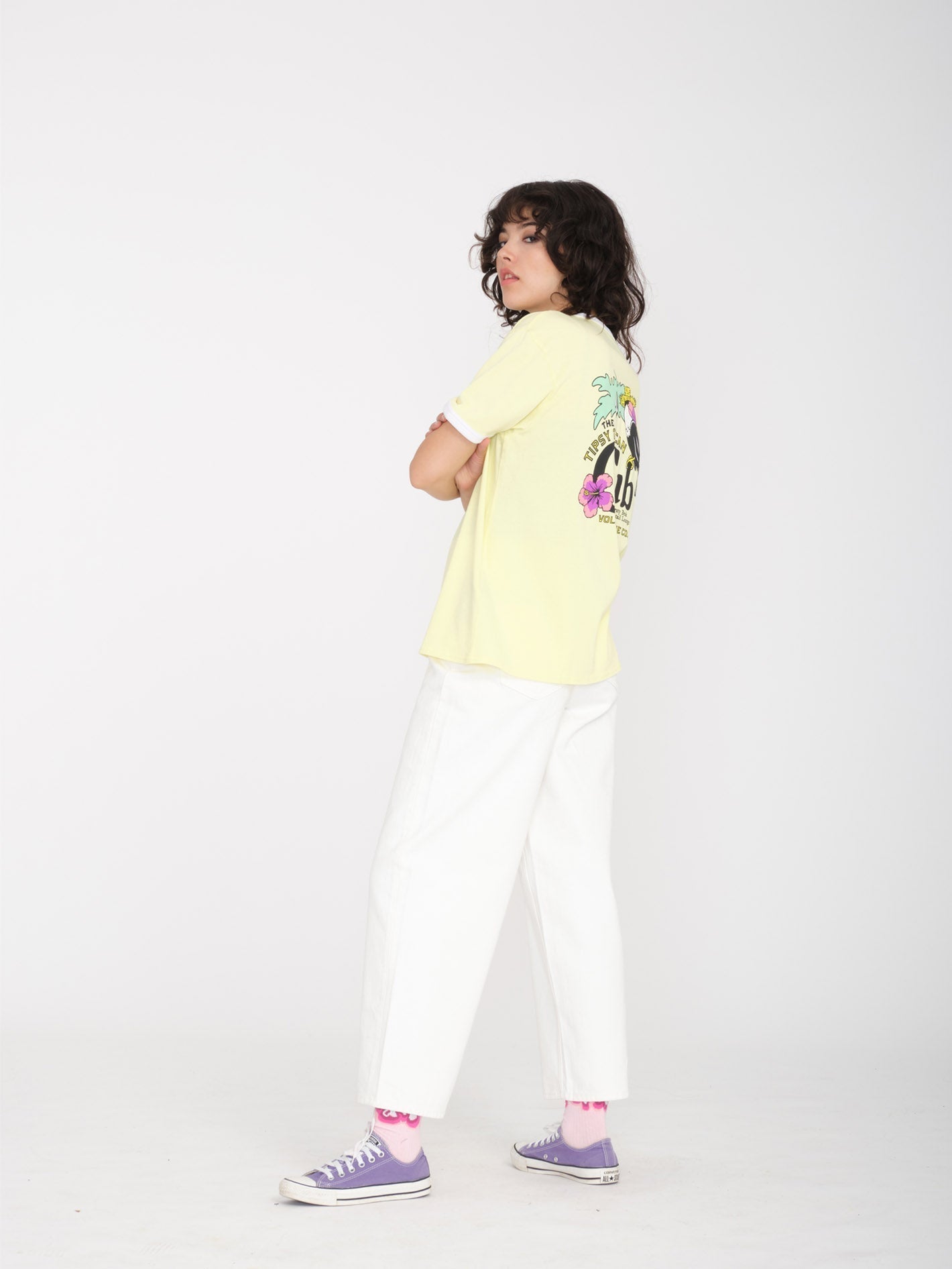 Truly Ringer T-Shirt - AURA YELLOW