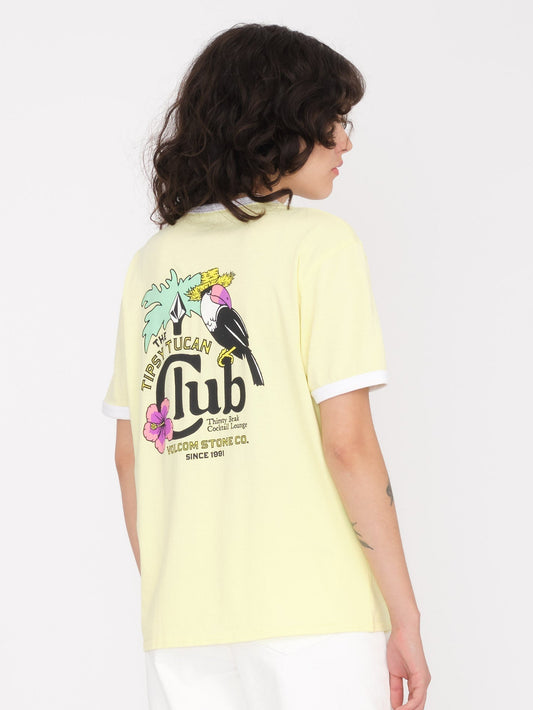 Truly Ringer T-Shirt - AURA YELLOW