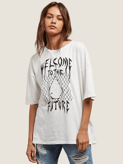 Stone Scraper Tee - White