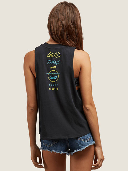 Get High Neck Tank - Black
