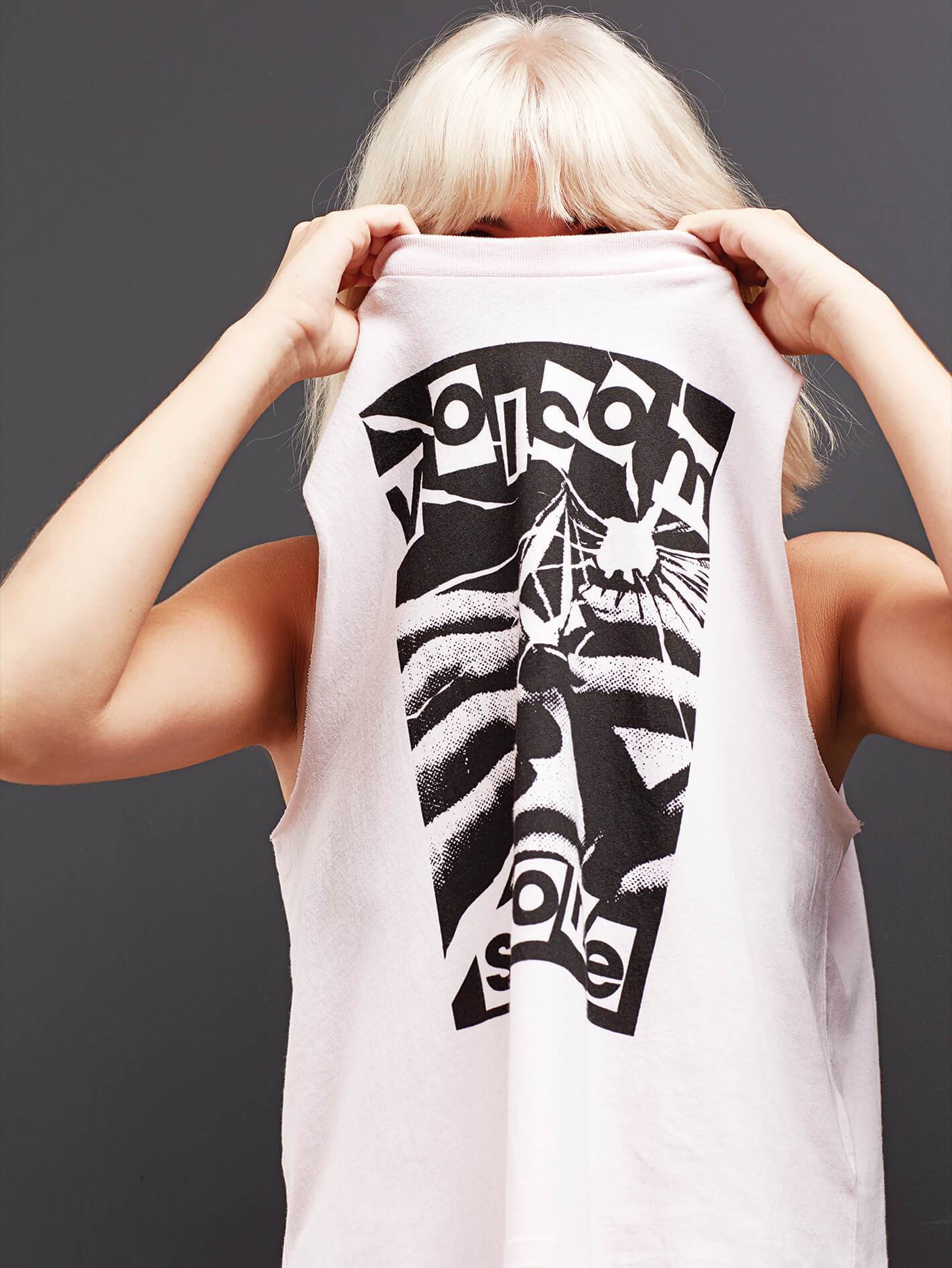 Get High Neck Tank - Light Pink